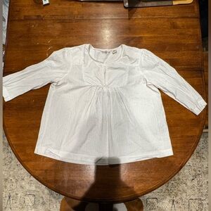 Levis White Women's Blouse Cotton